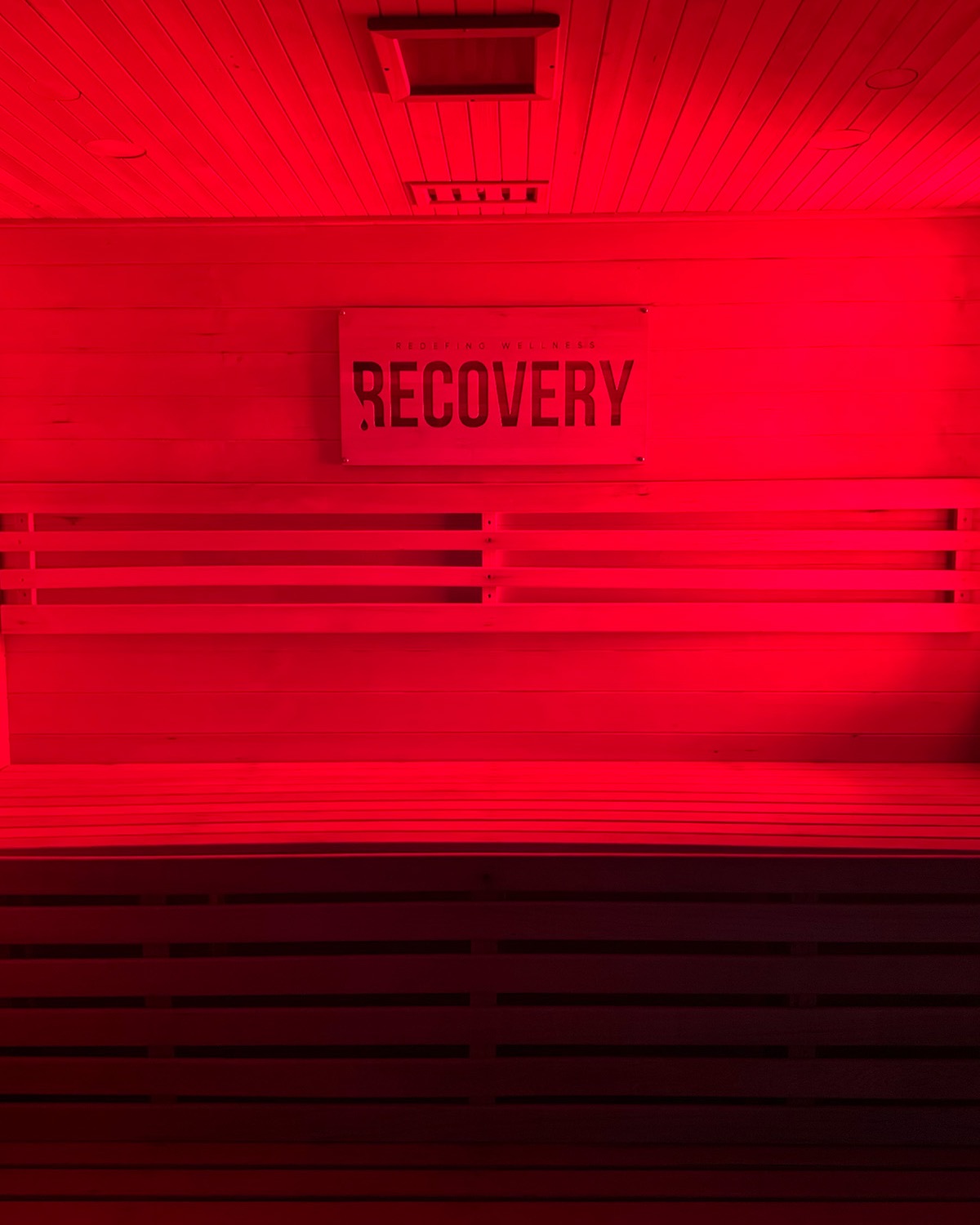 The Recovery Room at THAT Med Spa — infrared sauna with red light therapy in Lakeway, TX